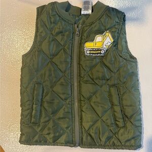 Green Quilted Toddler Jacket